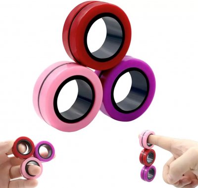 Magnetic Rings rot rosa violett