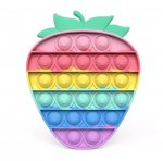 Erdbeere regenbogen pastell