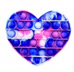 herz blau weiss pink