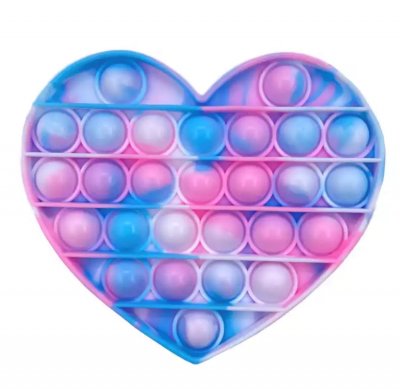 herz hellblau rosa weiss